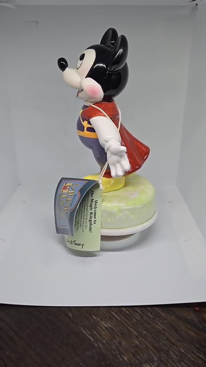 Vtg Disney Schmid Mickey Mouse Music Box (everything is Beautiful